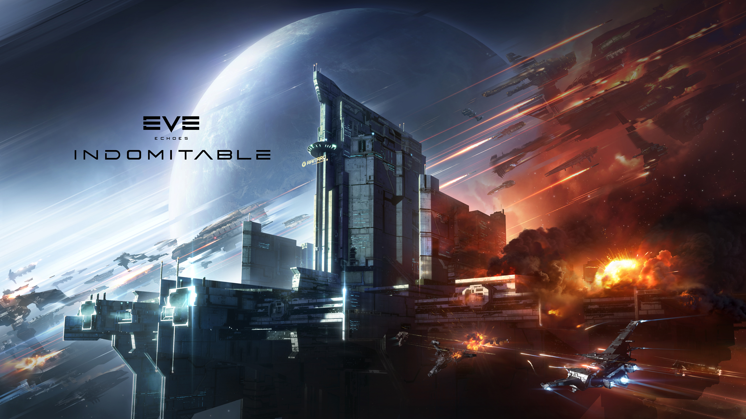 EVE Echoes galactic battle scene